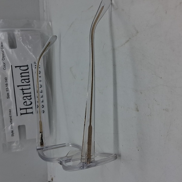 NWT Rxable Heartland Inez Crystal Clear Eyeglass Frames